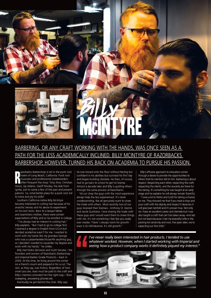 BarberEvo NA - Issue 3 - Billy McIntyre
